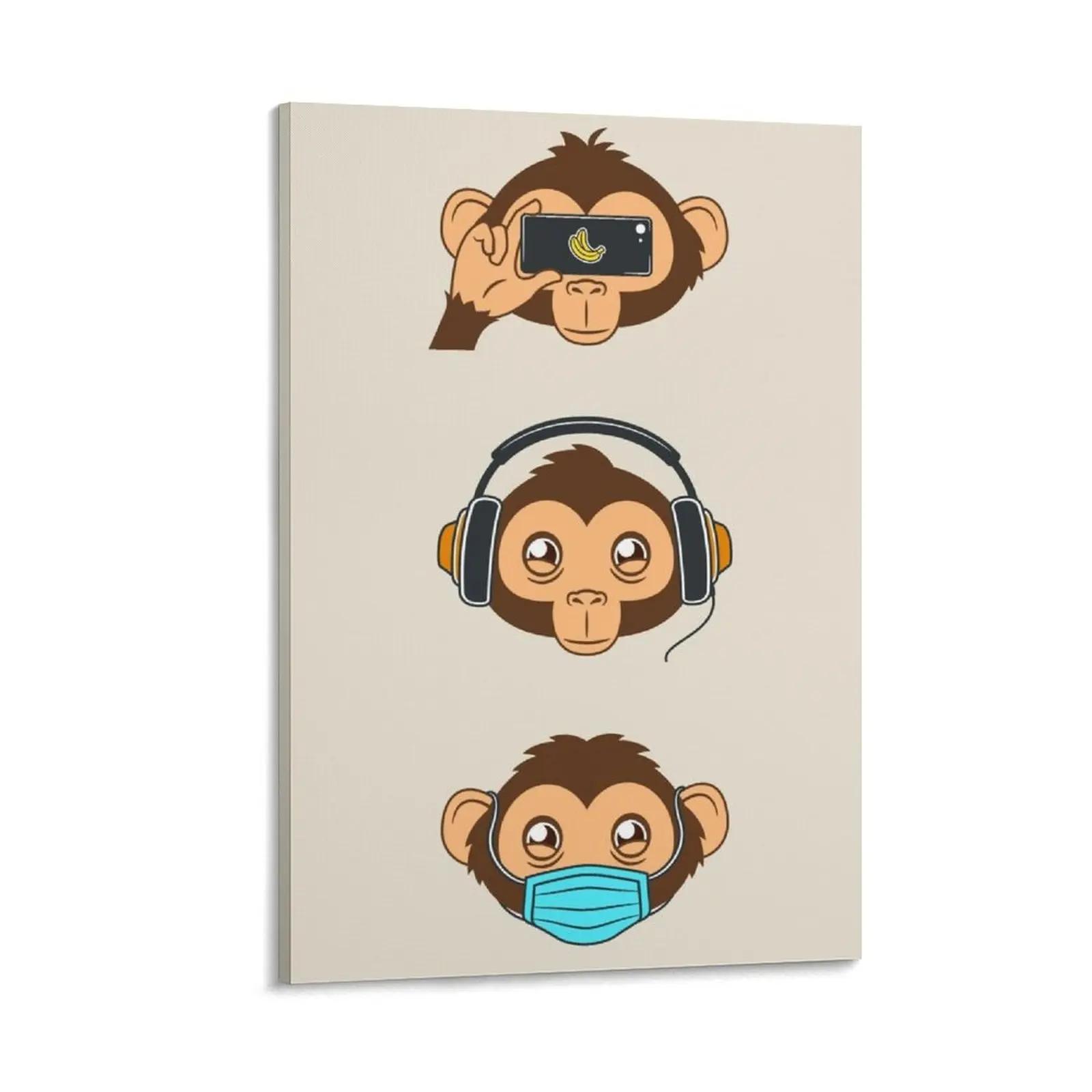  2k Three 3 Wise Monkeys ĵ  ħ  ƼĿ  
